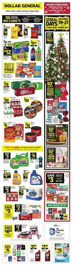 Weekly ad Dollar General 12/15/2024 - 12/21/2024