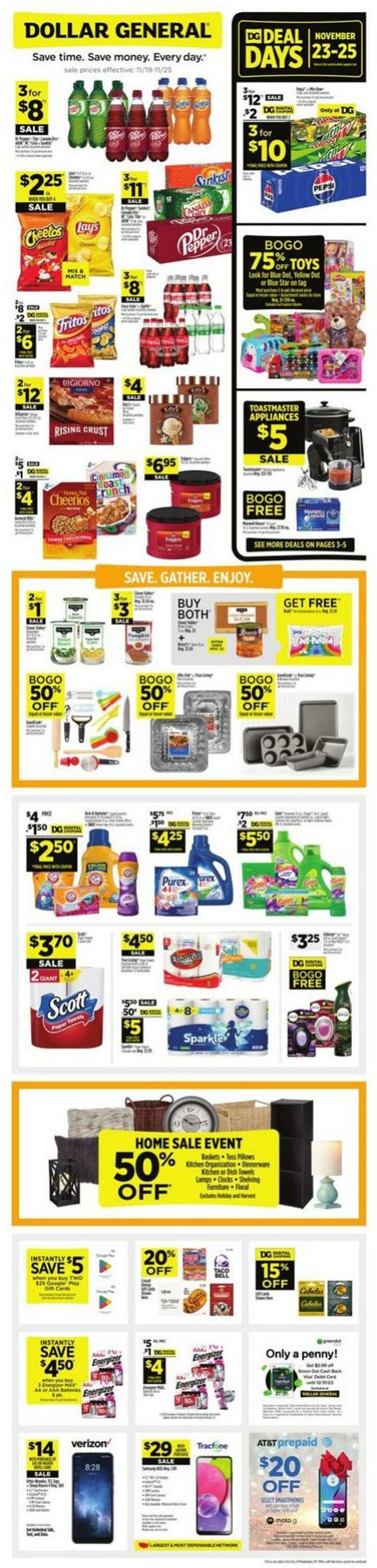 Weekly ad Dollar General 11/19/2023 - 11/25/2023