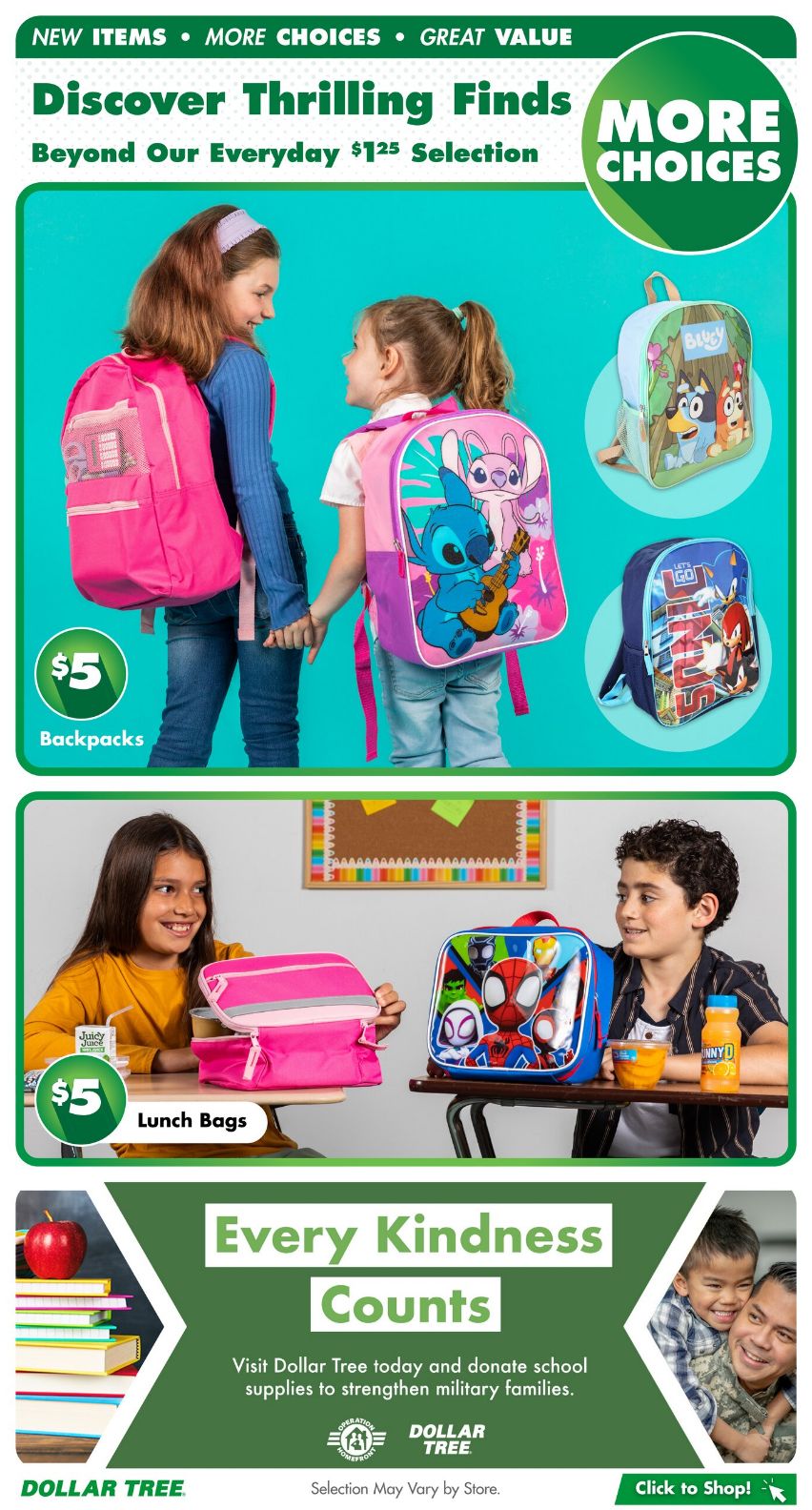 Weekly ad Dollar Tree 07/05/2025 - 07/26/2025