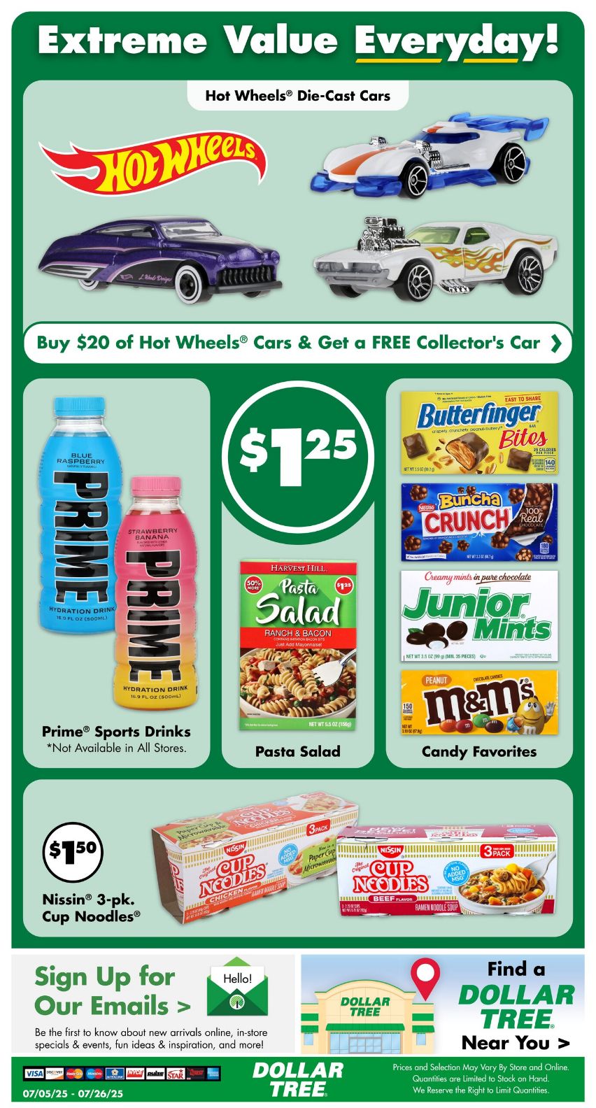 Weekly ad Dollar Tree 07/05/2025 - 07/26/2025