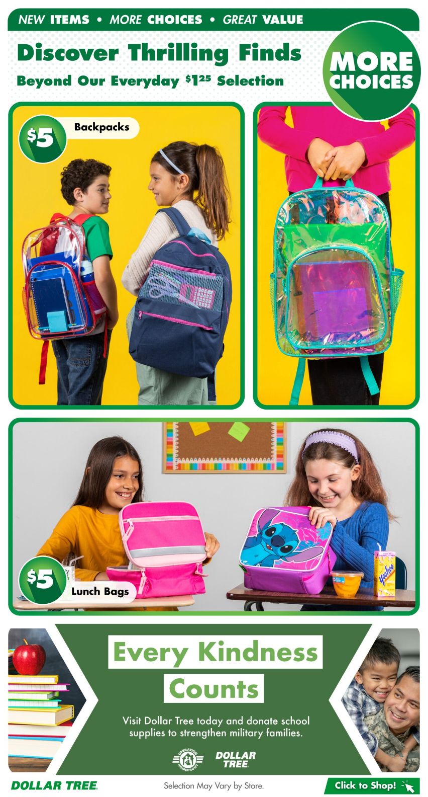 Weekly ad Dollar Tree 07/27/2025 - 08/16/2025