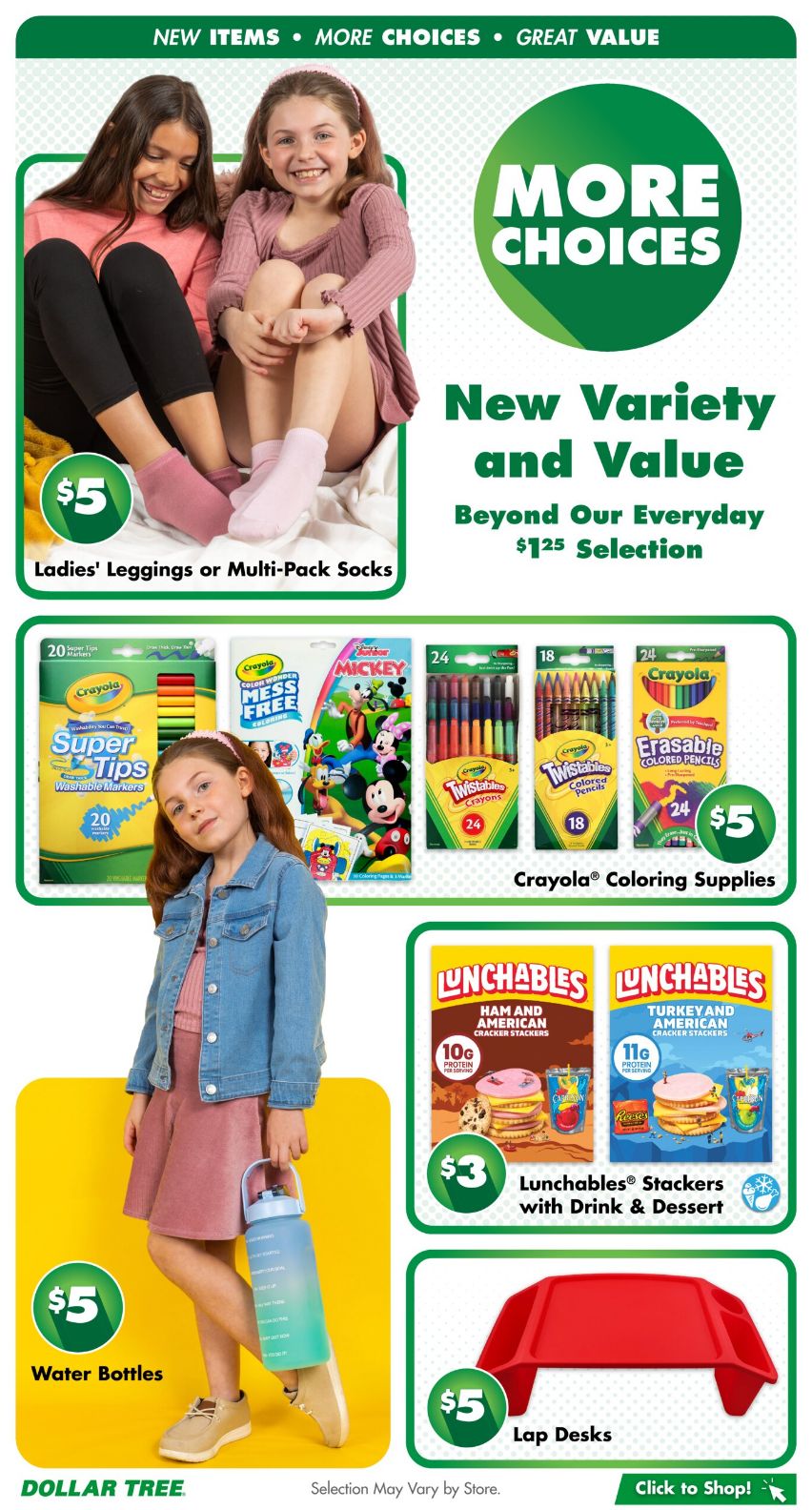 Weekly ad Dollar Tree 07/27/2025 - 08/16/2025