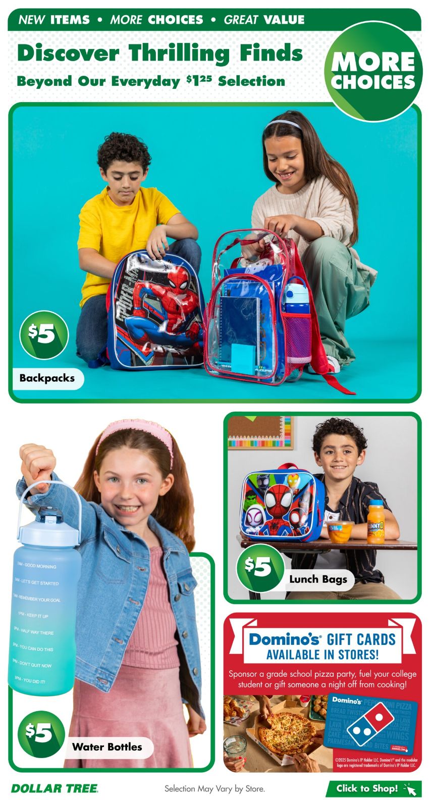 Weekly ad Dollar Tree 08/17/2025 - 09/01/2025