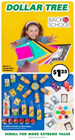 Weekly ad Dollar Tree 08/17/2025 - 09/01/2025