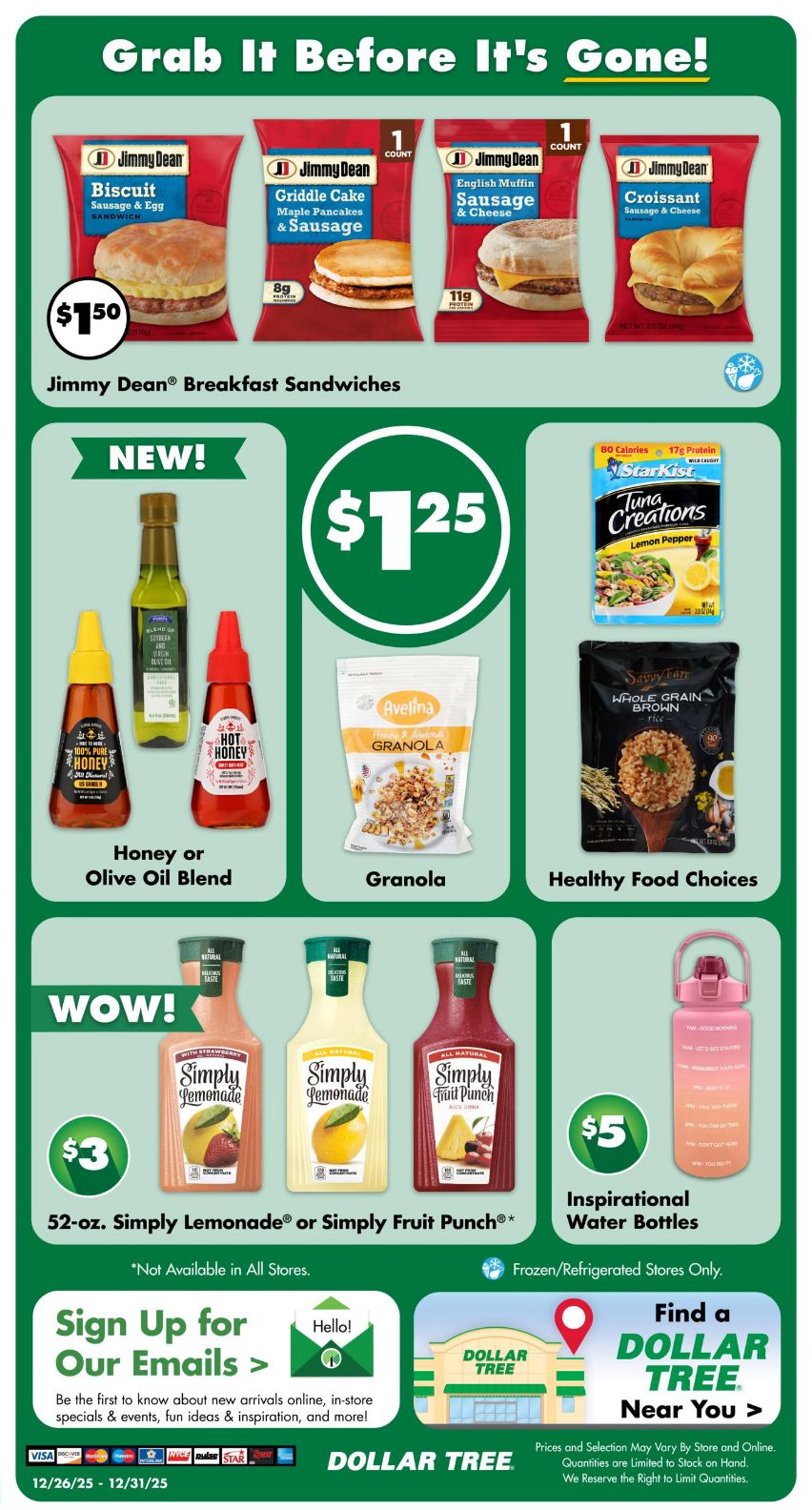 Weekly ad Dollar Tree 12/26/2025 - 12/31/2025