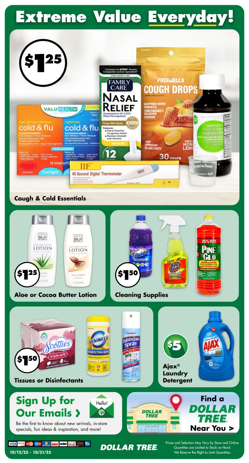 Weekly ad Dollar Tree 10/12/2025 - 10/31/2025