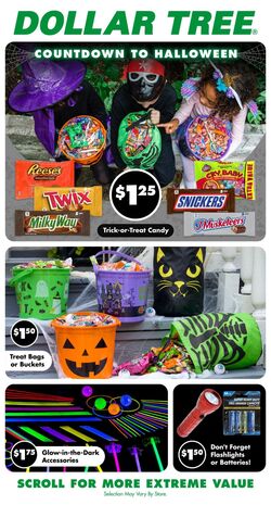Weekly ad Dollar Tree 10/12/2025 - 10/31/2025