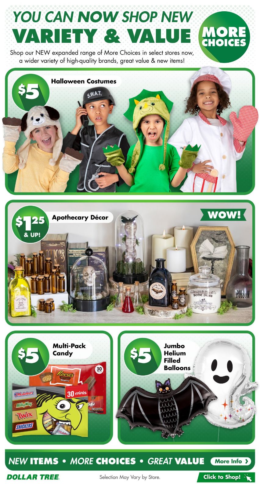 Weekly ad Dollar Tree 10/13/2024 - 10/31/2024