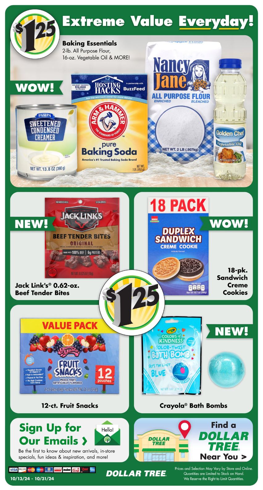 Weekly ad Dollar Tree 10/13/2024 - 10/31/2024