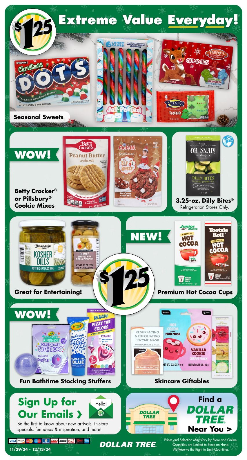 Weekly ad Dollar Tree 11/29/2024 - 12/13/2024