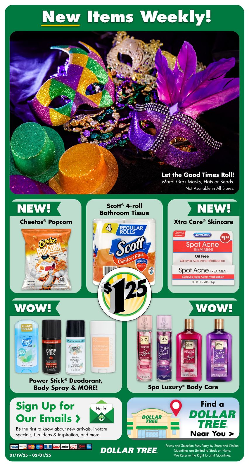 Weekly ad Dollar Tree 01/19/2025 - 02/01/2025