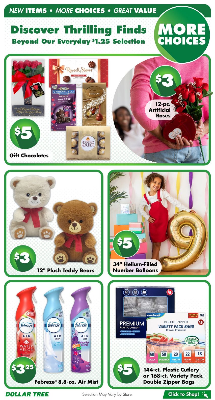 Weekly ad Dollar Tree 01/19/2025 - 02/01/2025