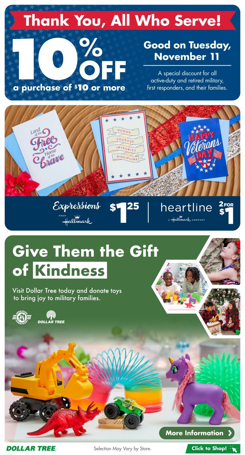 Weekly ad Dollar Tree 11/01/2025 - 12/14/2025
