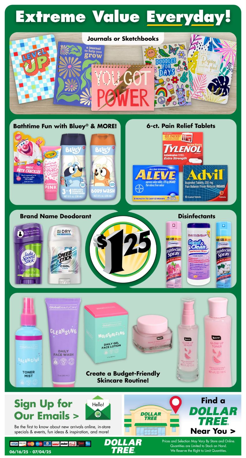 Weekly ad Dollar Tree 06/16/2025 - 07/04/2025