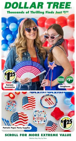 Weekly ad Dollar Tree 06/16/2025 - 07/04/2025