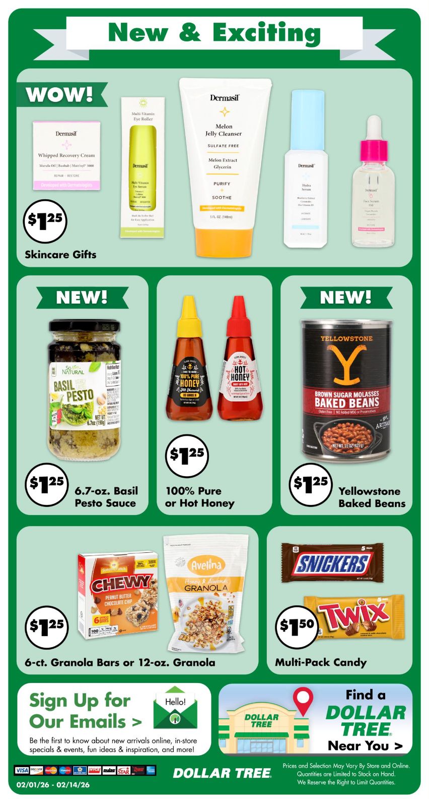 Weekly ad Dollar Tree 02/01/2026 - 02/14/2026
