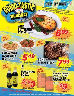 Weekly ad Don Quijote Hawaii 07/03/2025 - 07/17/2025