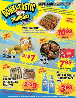 Weekly ad Don Quijote Hawaii 09/25/2025 - 10/09/2025