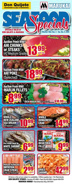 Weekly ad Don Quijote Hawaii 05/29/2025 - 06/05/2025