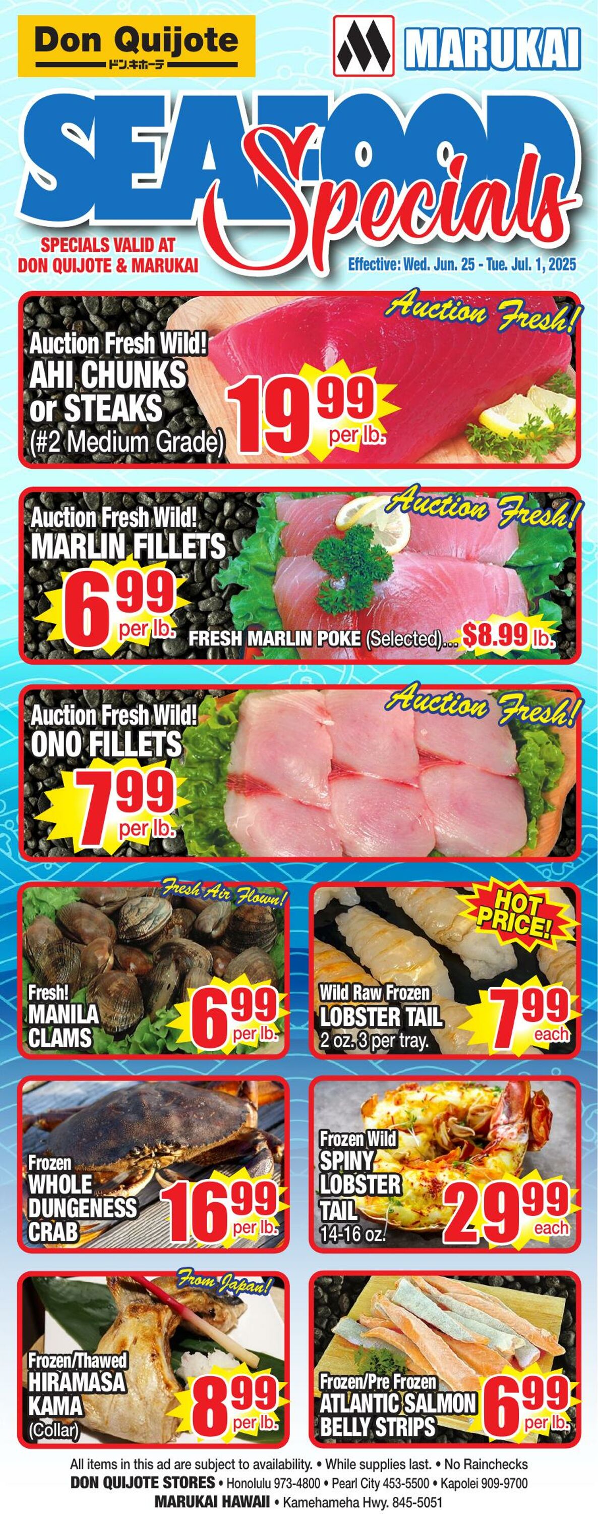 Weekly ad Don Quijote Hawaii 06/25/2025 - 07/01/2025