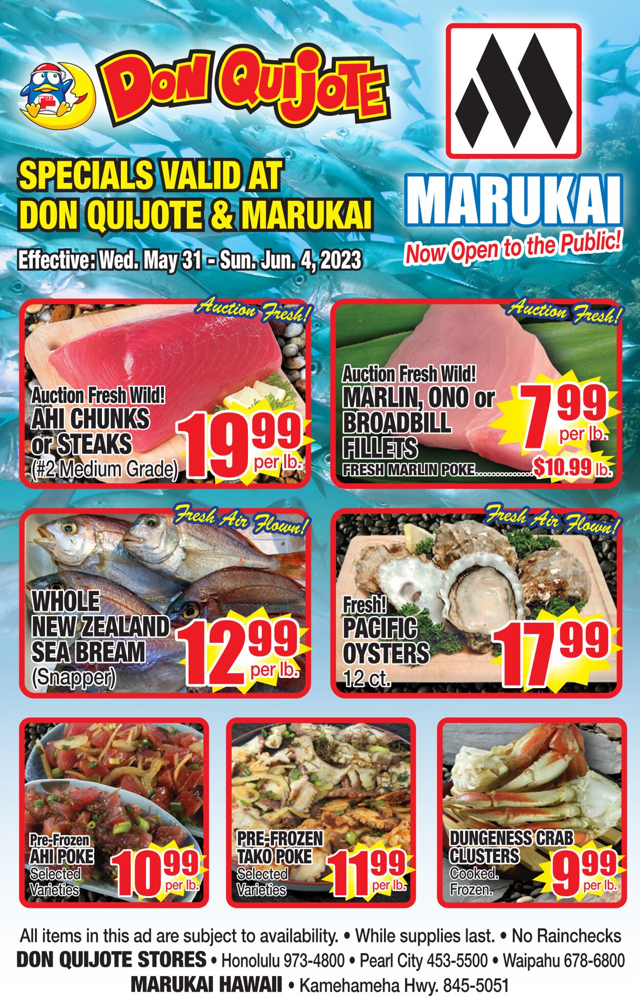 Don Quijote Hawaii Promotional weekly ads