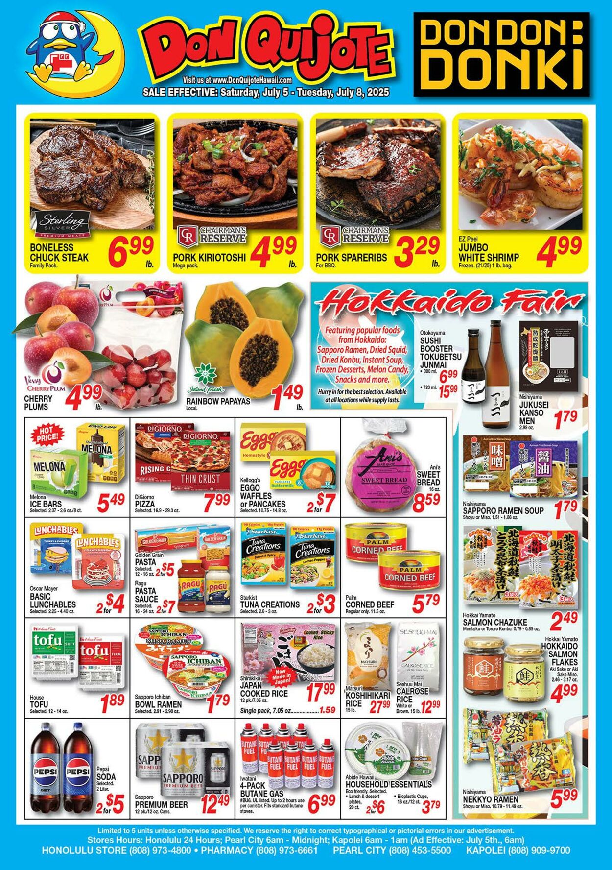 Weekly ad Don Quijote Hawaii 07/05/2025 - 07/08/2025