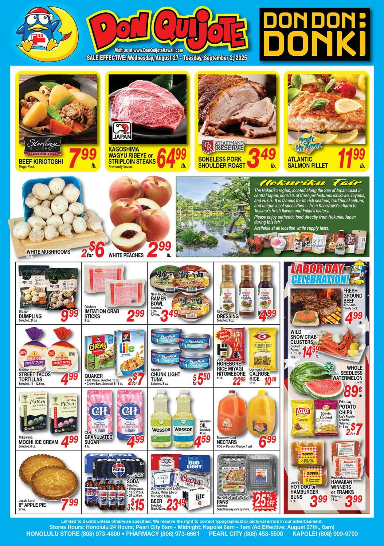 Weekly ad Don Quijote Hawaii 08/27/2025 - 09/02/2025