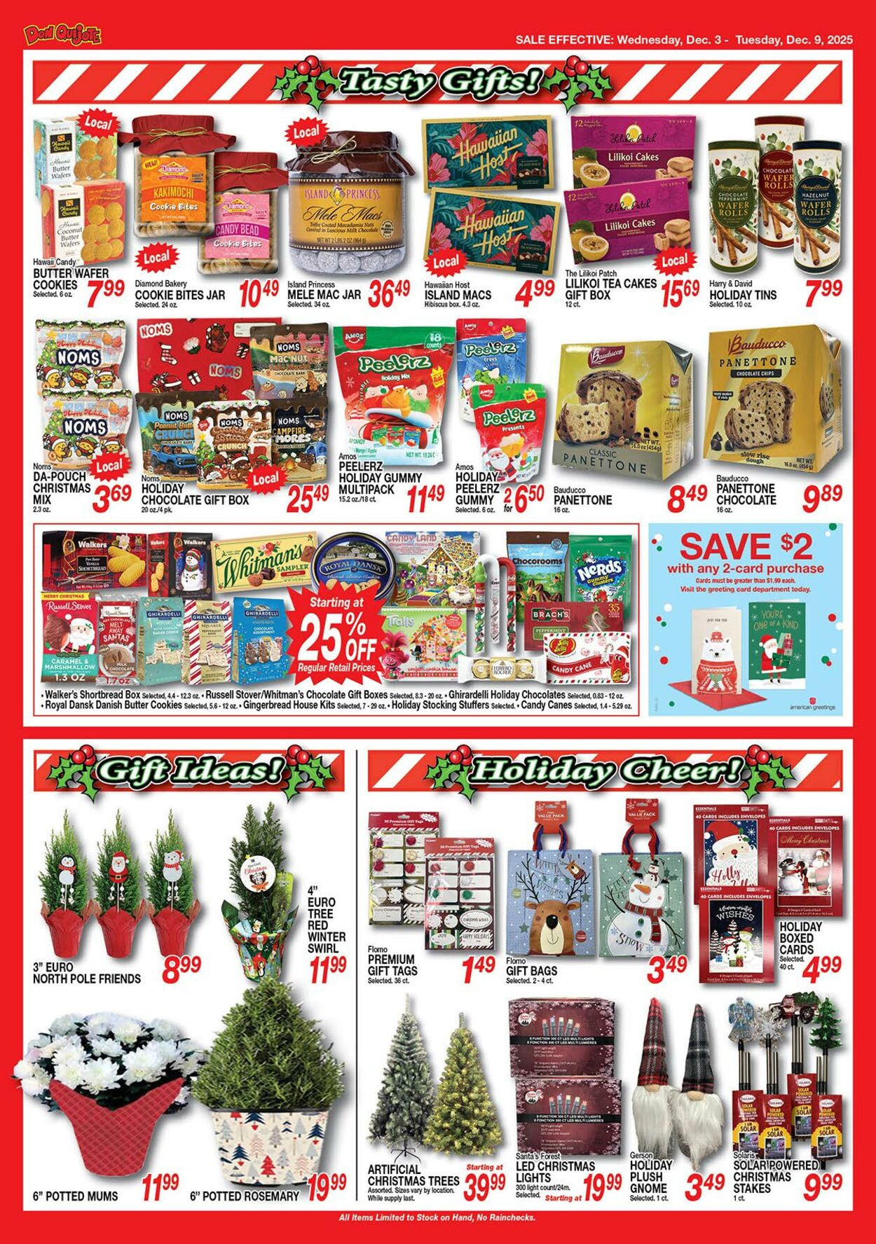 Weekly ad Don Quijote Hawaii 12/03/2025 - 12/09/2025