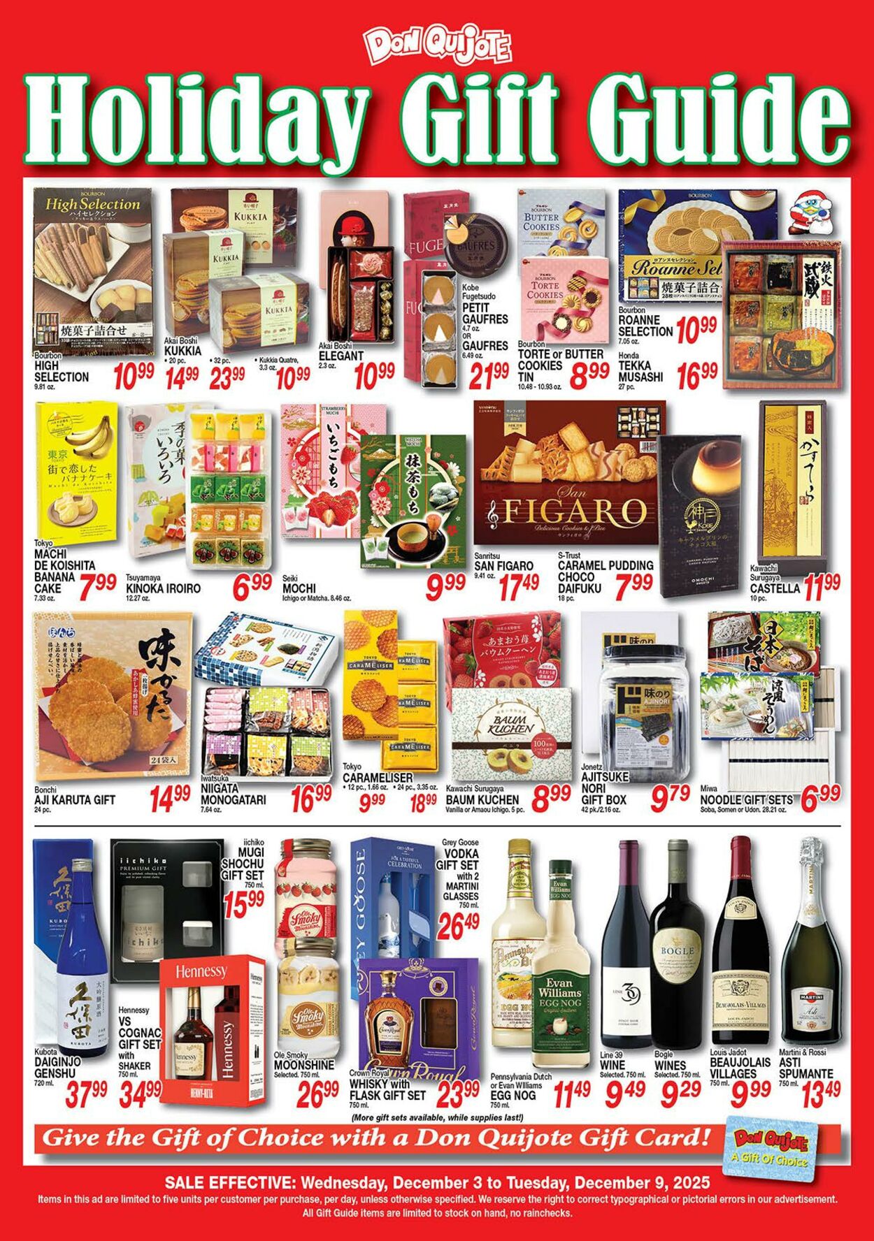 Weekly ad Don Quijote Hawaii 12/03/2025 - 12/09/2025