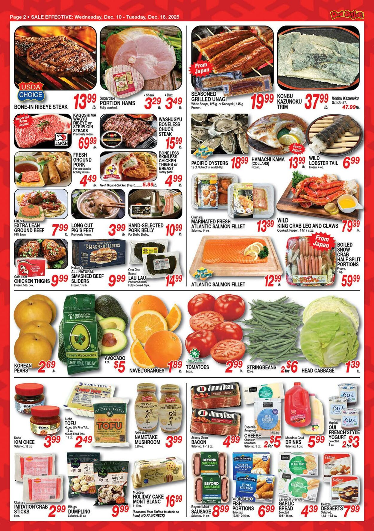 Weekly ad Don Quijote Hawaii 12/10/2025 - 12/16/2025