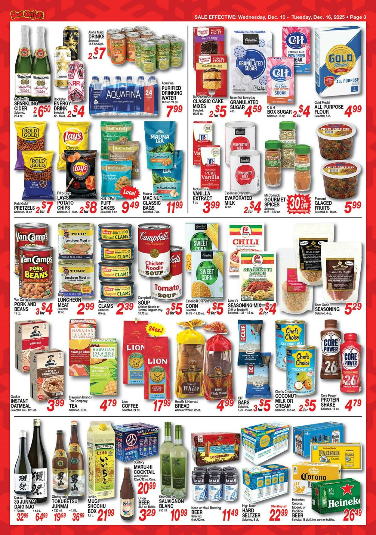 Weekly ad Don Quijote Hawaii 12/10/2025 - 12/16/2025