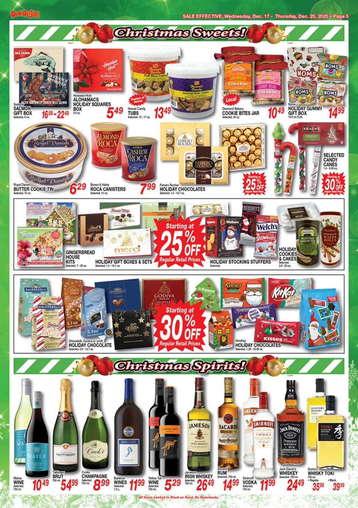Weekly ad Don Quijote Hawaii 12/17/2025 - 12/25/2025