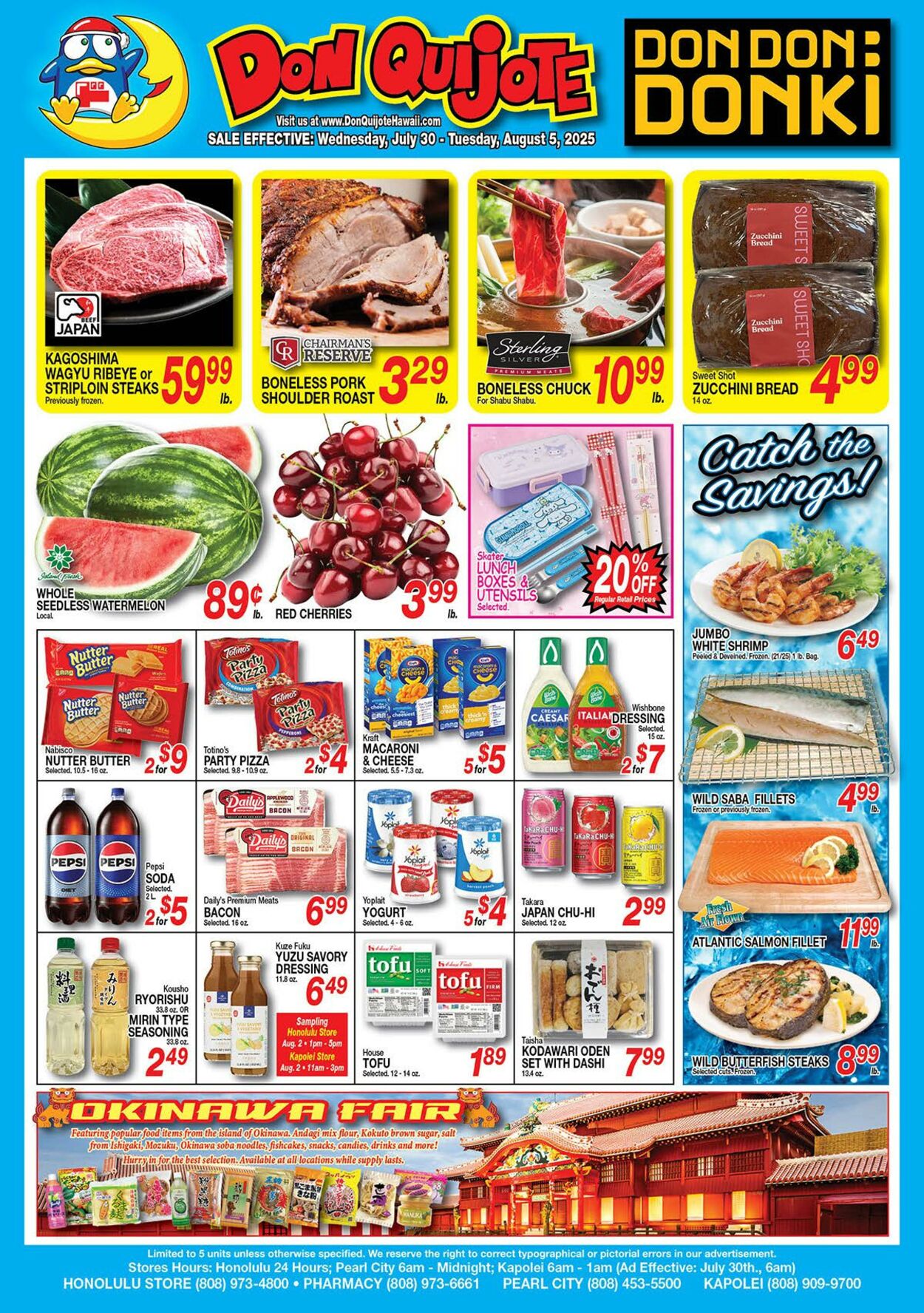 Weekly ad Don Quijote Hawaii 07/30/2025 - 08/05/2025