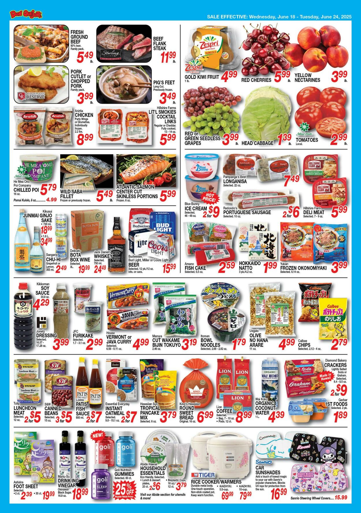 Weekly ad Don Quijote Hawaii 06/18/2025 - 06/24/2025