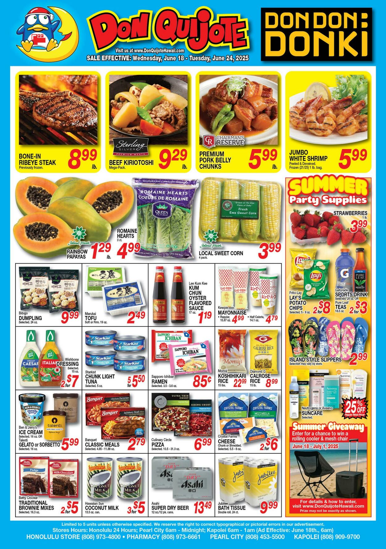 Weekly ad Don Quijote Hawaii 06/18/2025 - 06/24/2025