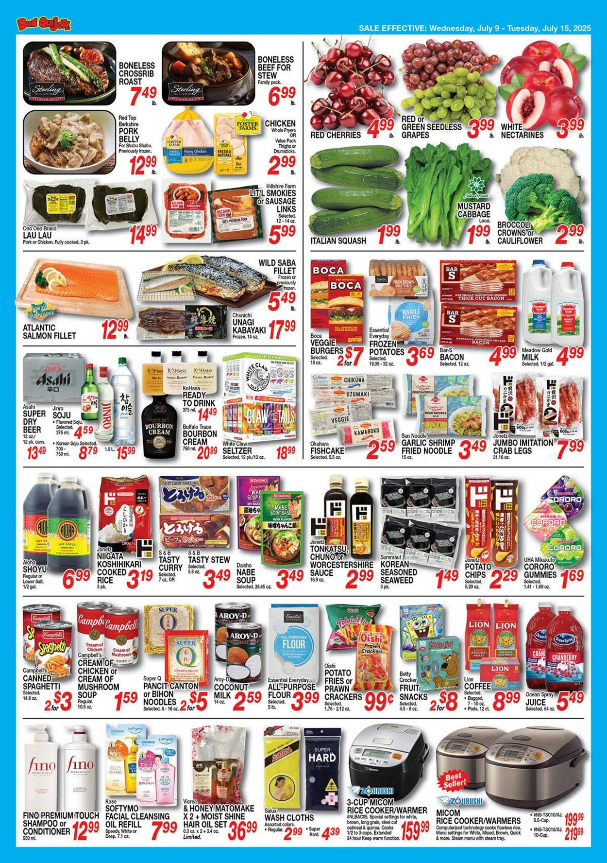 Weekly ad Don Quijote Hawaii 07/09/2025 - 07/15/2025