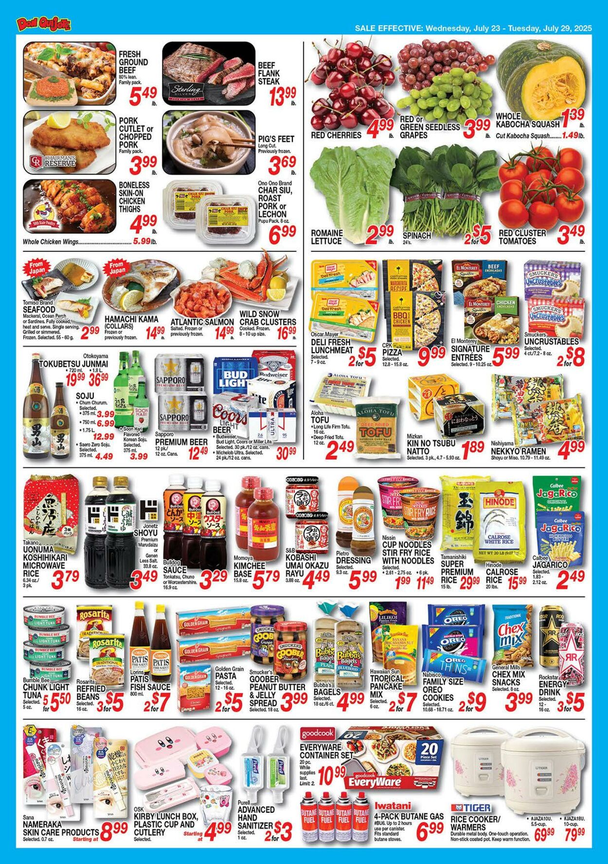 Weekly ad Don Quijote Hawaii 07/23/2025 - 07/29/2025