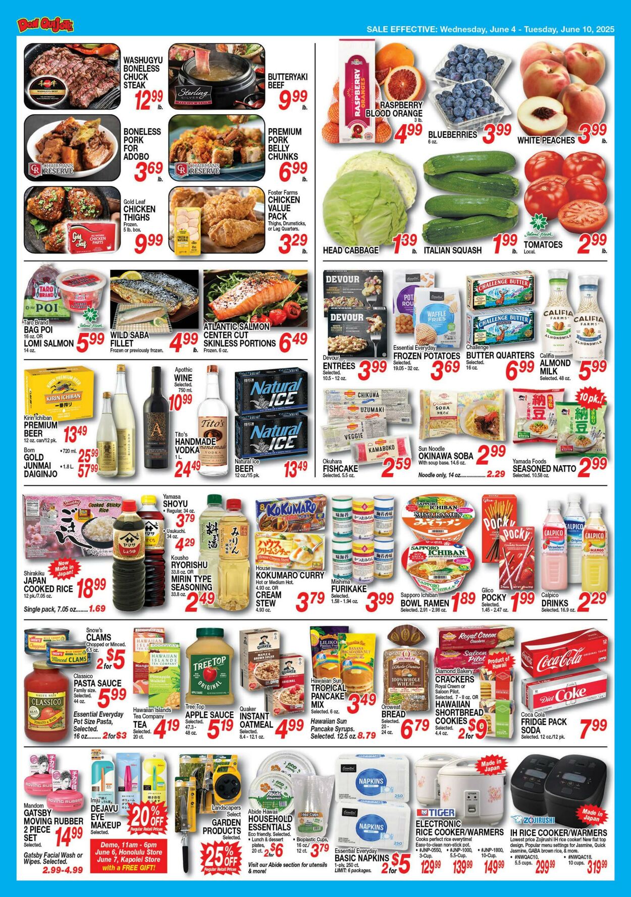 Weekly ad Don Quijote Hawaii 06/04/2025 - 06/10/2025