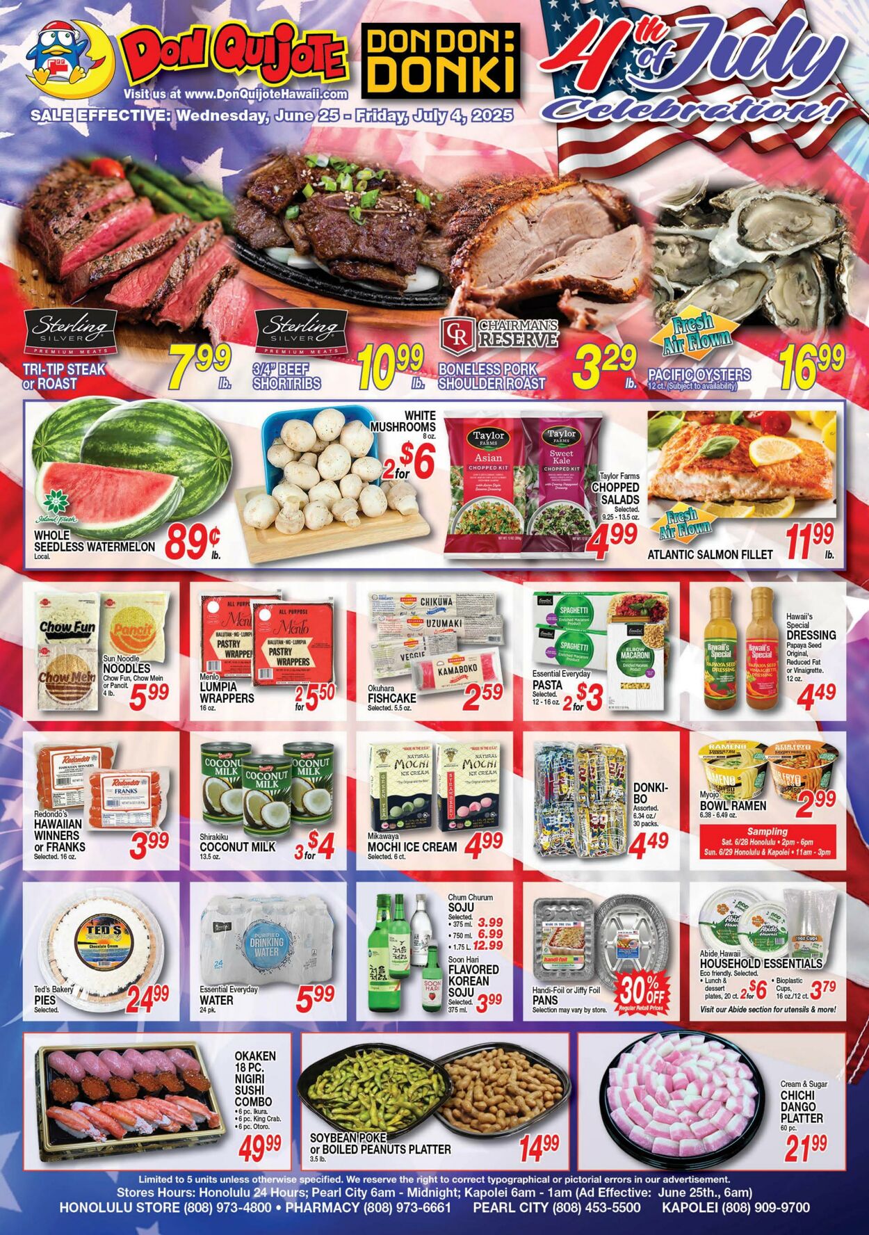 Weekly ad Don Quijote Hawaii 06/25/2025 - 07/04/2025