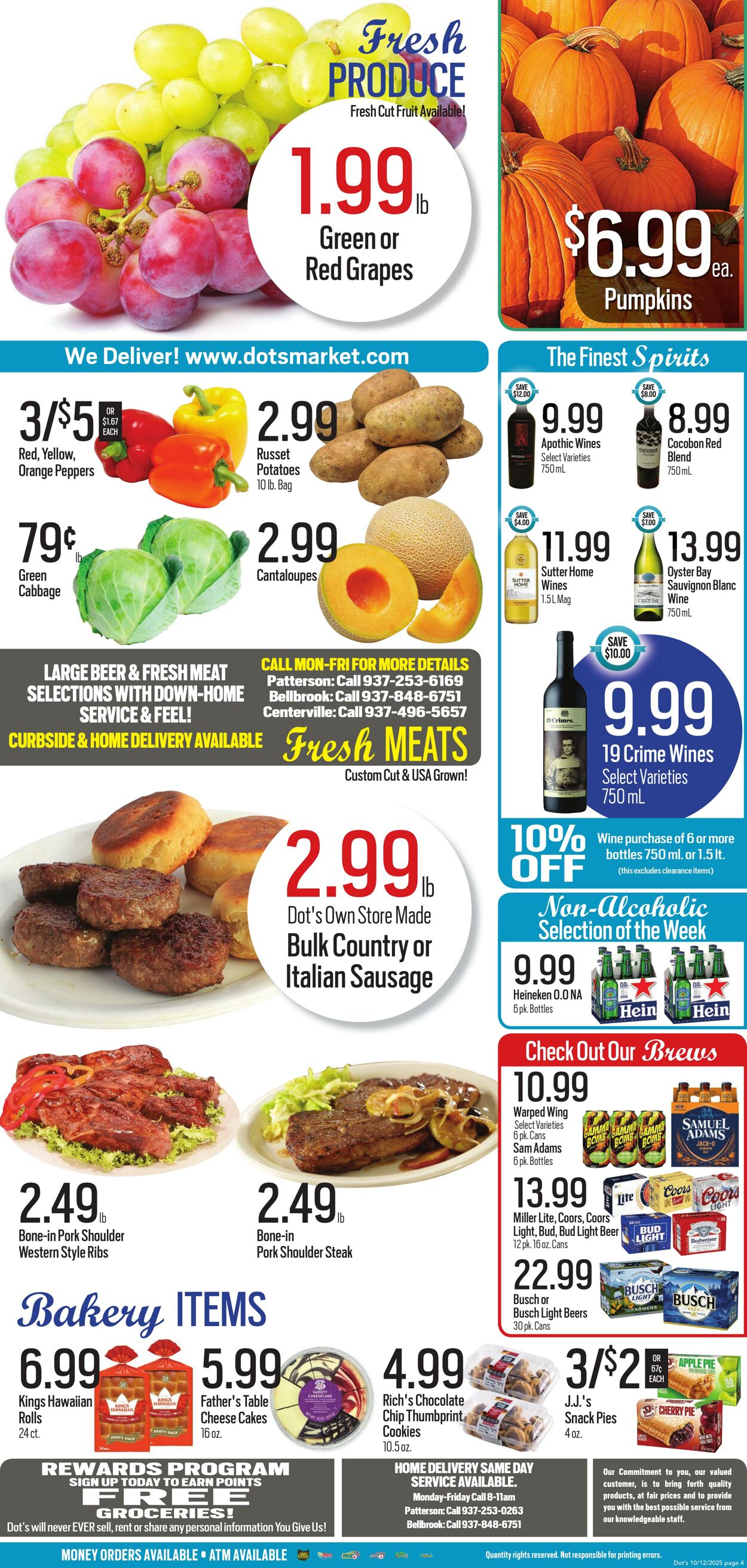 Weekly ad Dot's Market 10/13/2025 - 10/27/2025