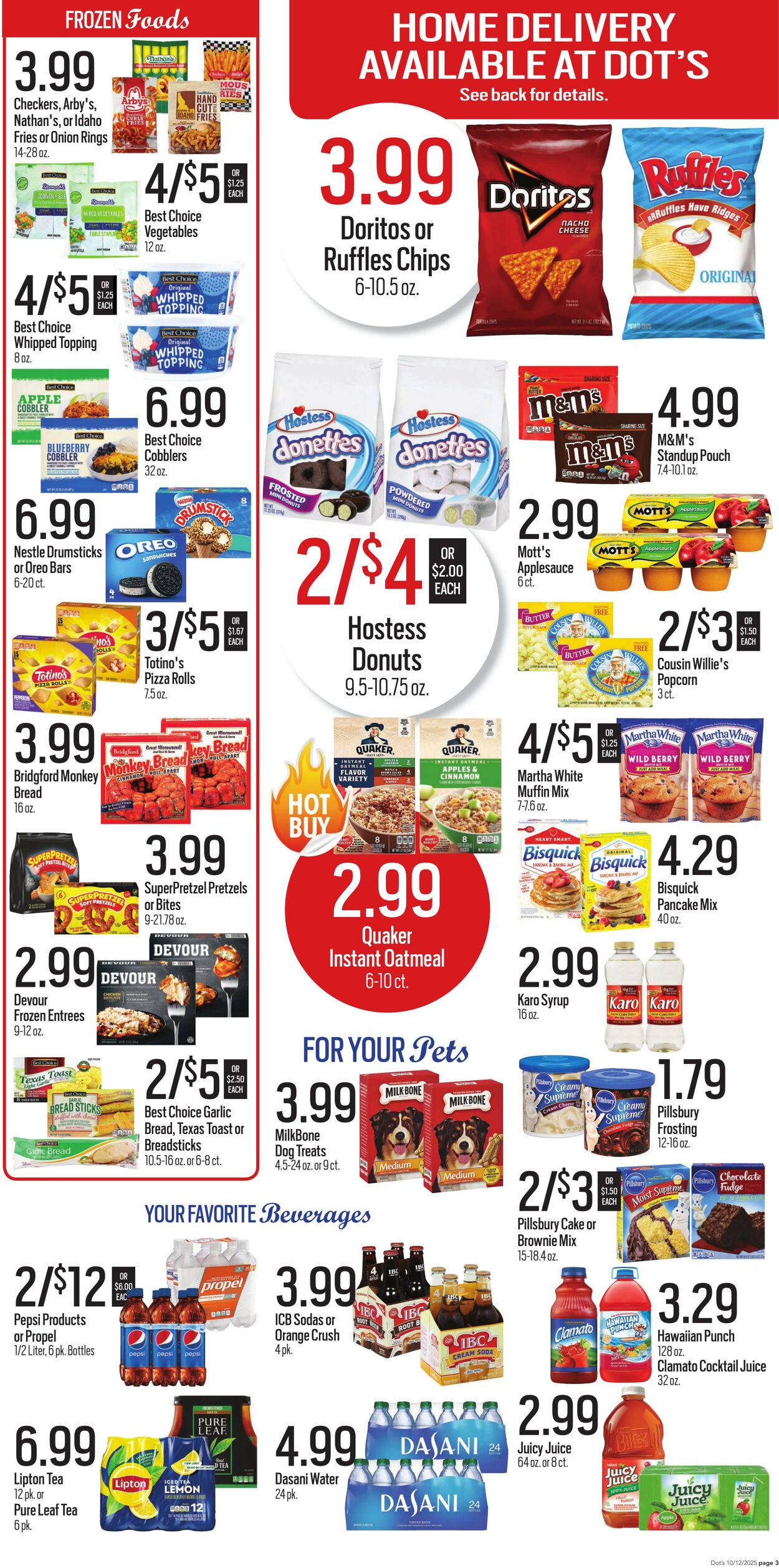 Weekly ad Dot's Market 10/13/2025 - 10/27/2025