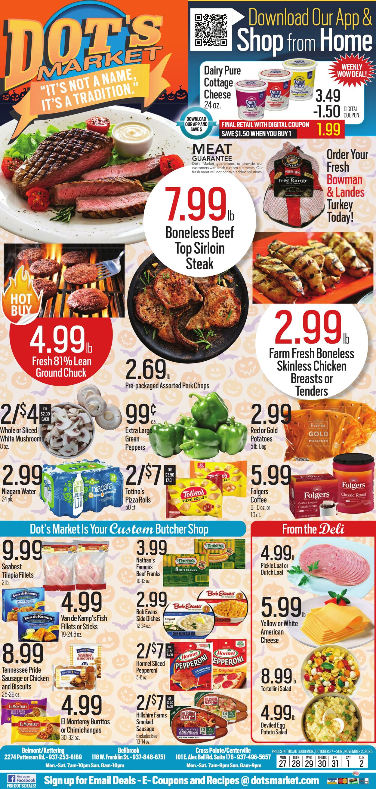 Weekly ad Dot's Market 10/27/2025 - 11/03/2025