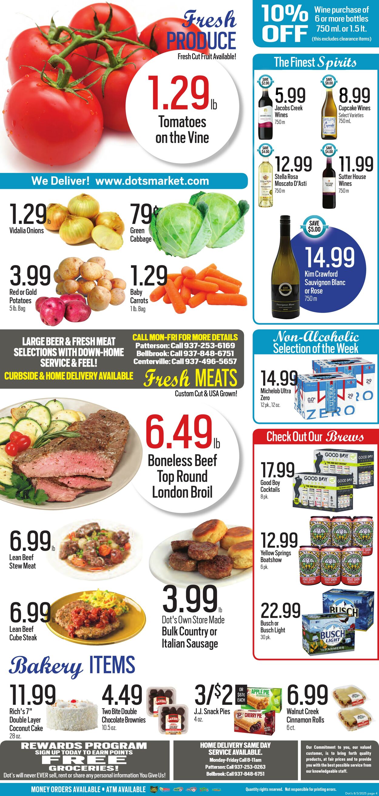 Weekly ad Dot's Market 08/04/2025 - 08/18/2025