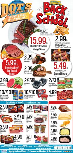 Weekly ad Dot's Market 08/04/2025 - 08/18/2025