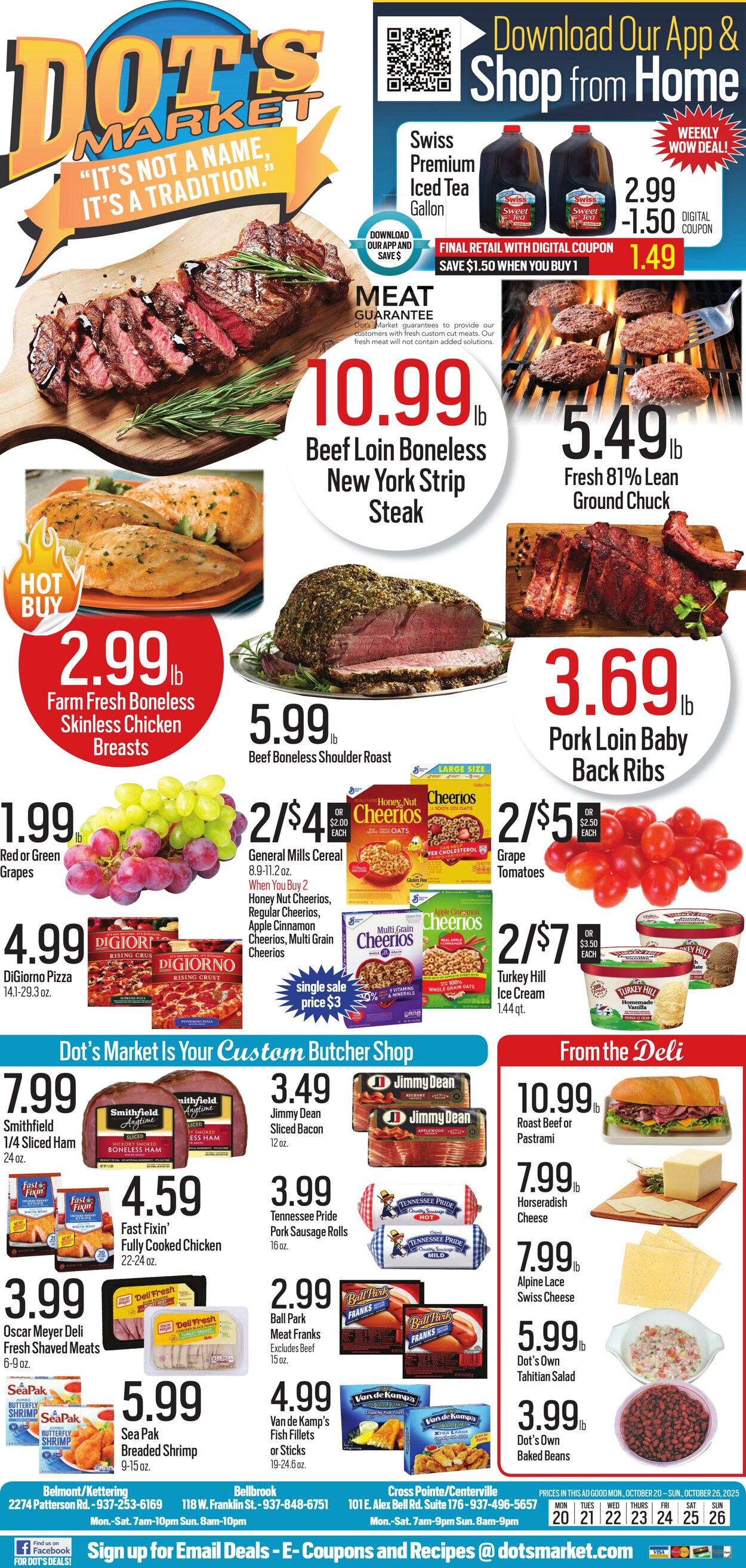 Weekly ad Dot's Market 10/20/2025 - 11/03/2025