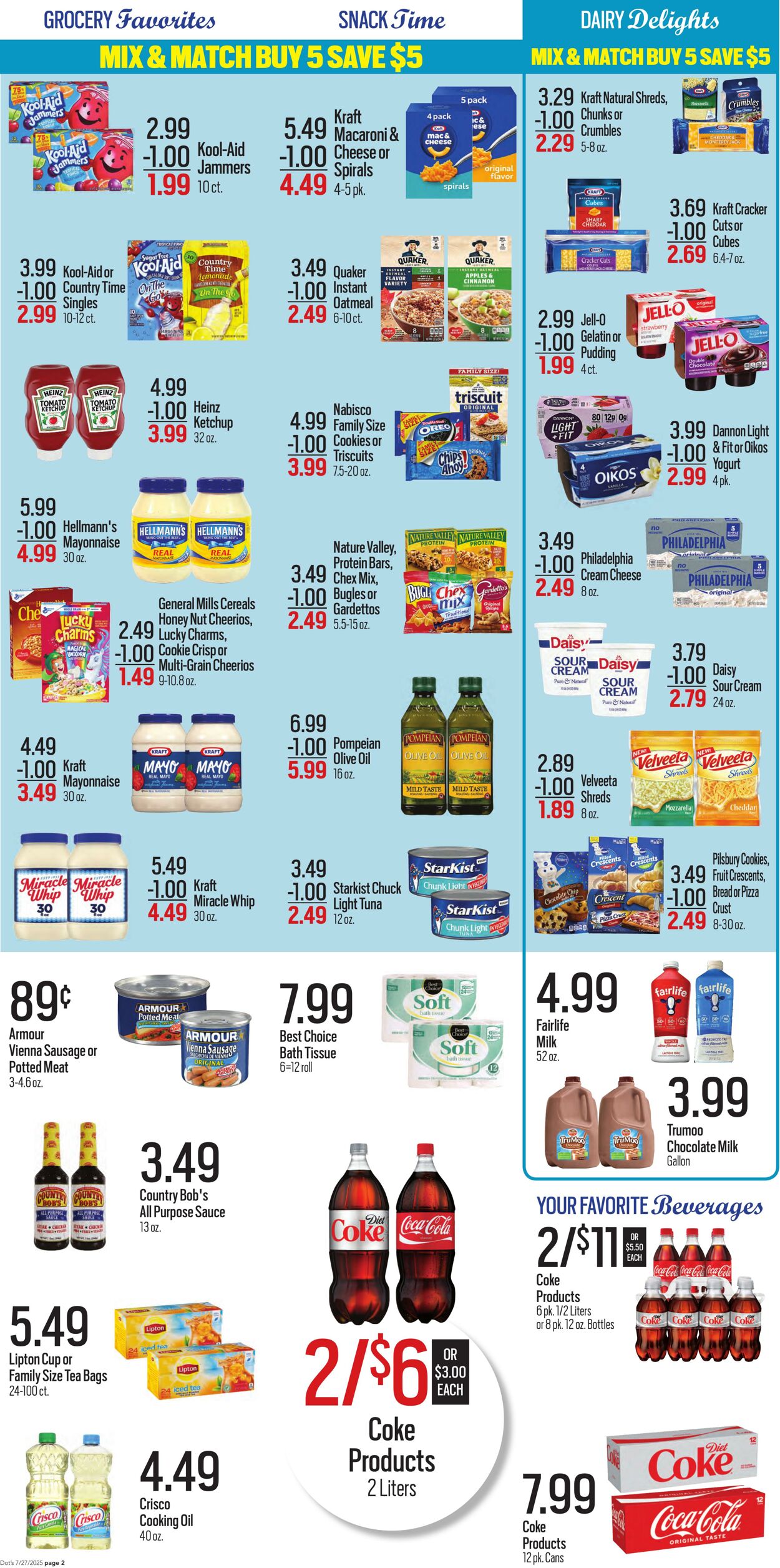 Weekly ad Dot's Market 07/28/2025 - 08/04/2025