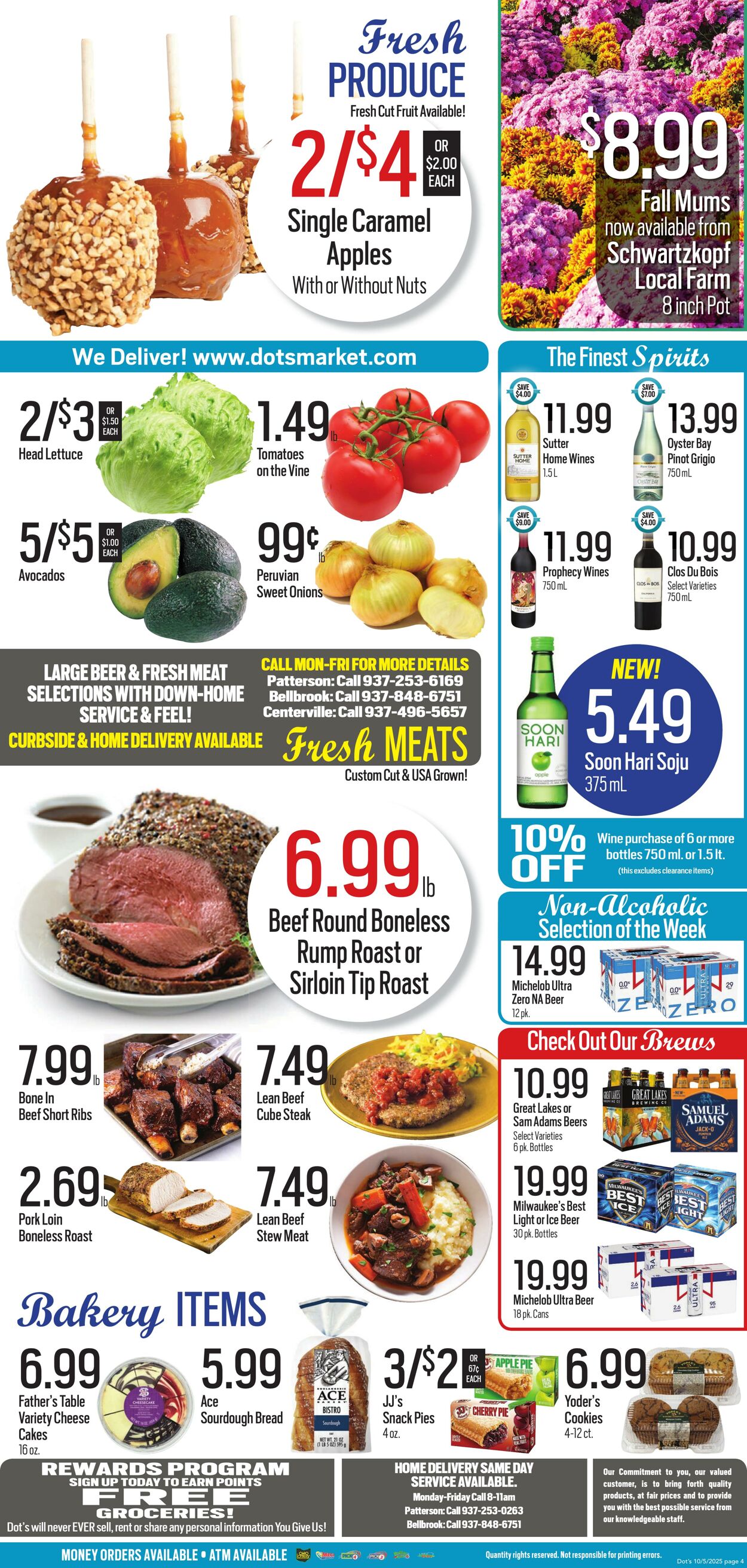 Weekly ad Dot's Market 10/06/2025 - 10/20/2025