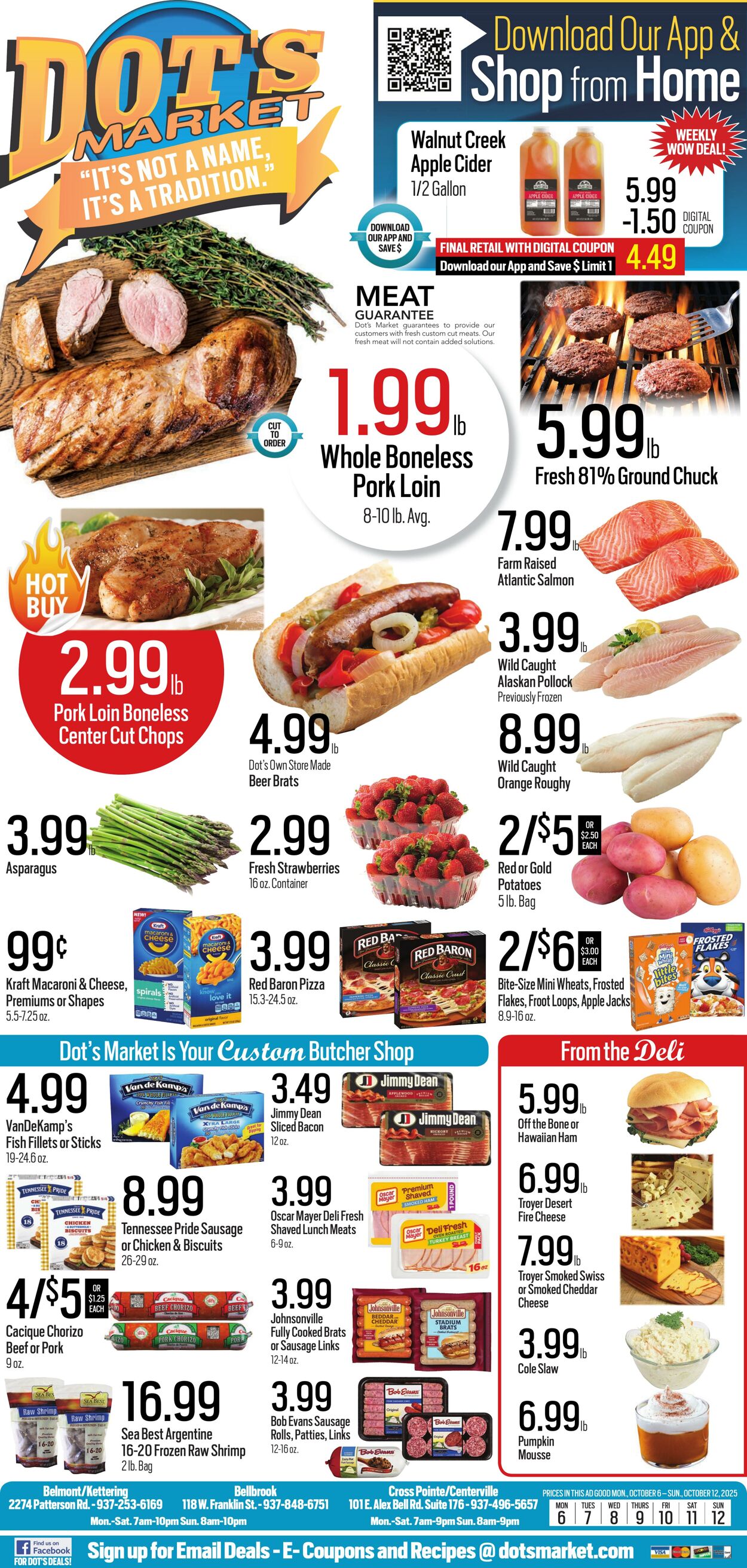 Weekly ad Dot's Market 10/06/2025 - 10/20/2025