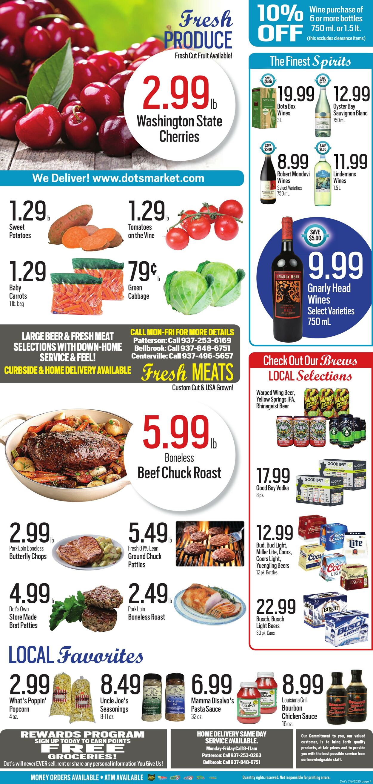 Weekly ad Dot's Market 07/07/2025 - 07/21/2025