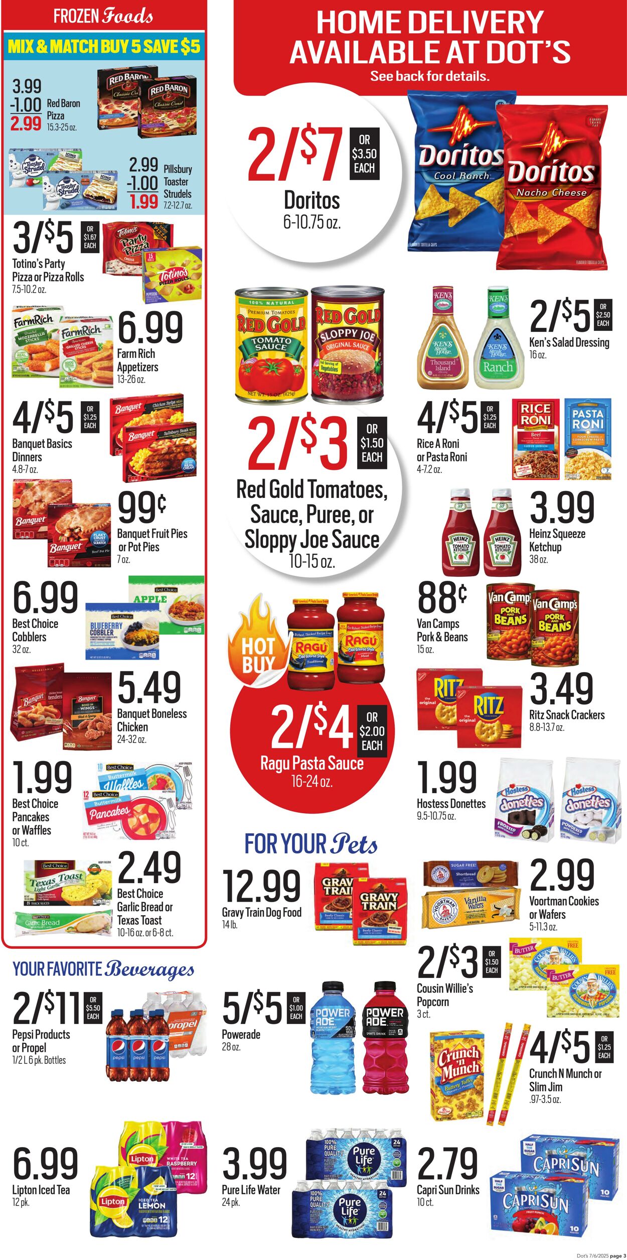 Weekly ad Dot's Market 07/07/2025 - 07/21/2025
